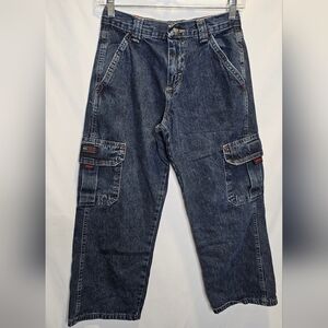 Wrangler Jeans Co. Kids Vintage Cargo Jeans Denim